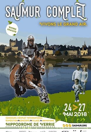 affiche du CCI de Saumur où Etik Natura exposera du 24 au 27 mai 2018