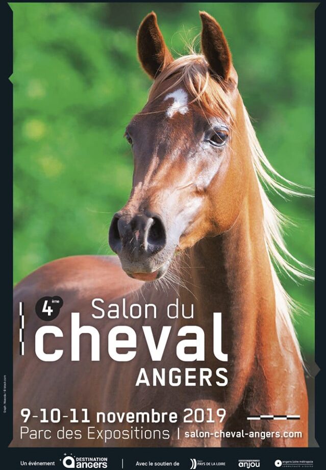 affiche du salon du cheval d'Angers 2019