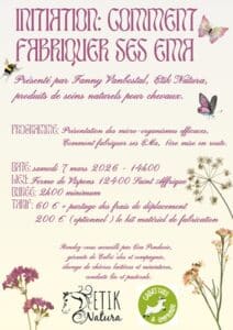 Affiche initiation à la fabrication des EMA par Etik Natura