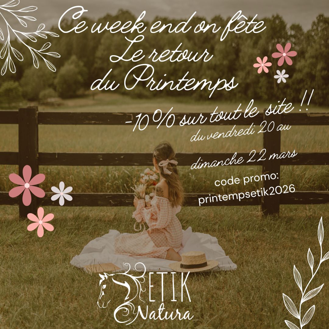 promotion de printemps sur soignersoncheval.fr