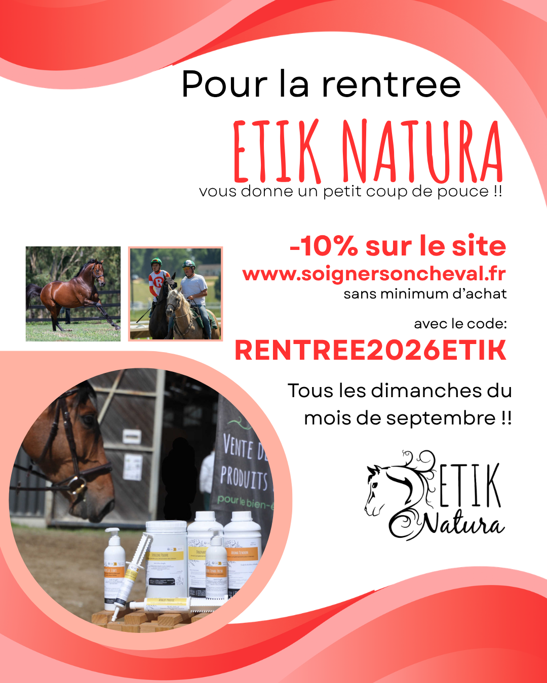 OFFRE promo de rentrée 2026 etik natura